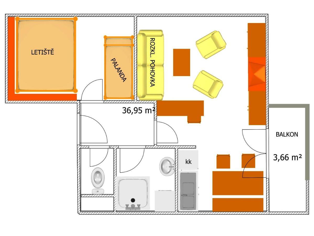 Apartman 6 U Sjezdovek Rokytnice nad Jizerou Buitenkant foto